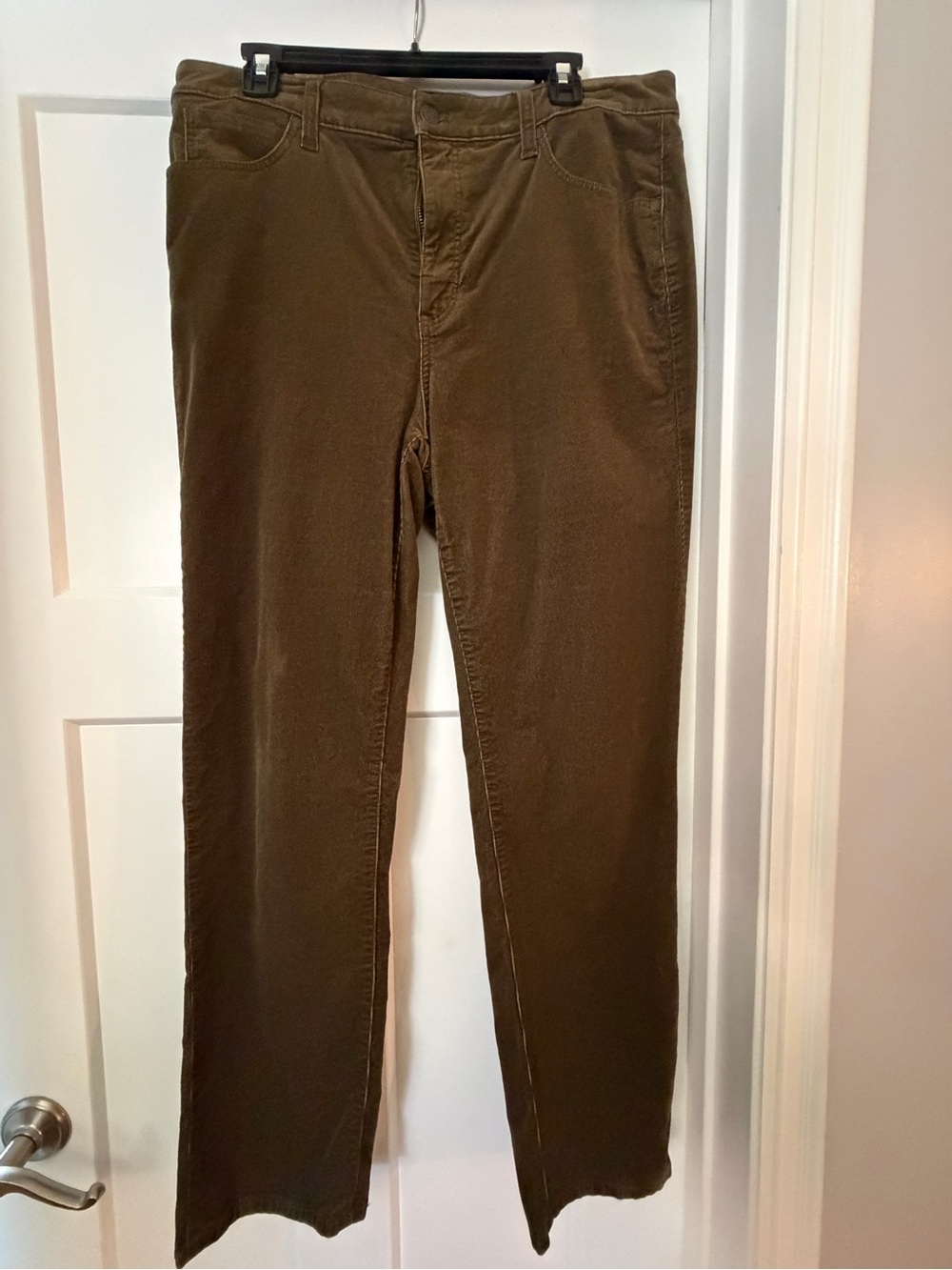 Talbots Olive Corduroy Straight Leg Pants